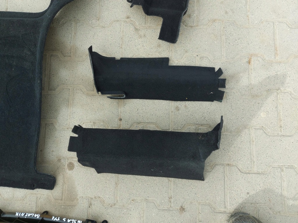 фото №7, Tesla model s lift обшивка коврик пластики багажника с задний