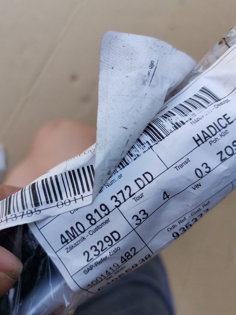 фото №5, Audi q7 4m шланг / wąż радіатора 4m0819372dd