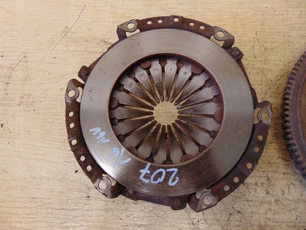 фото №12, Сцепление диск прижим колесо peugeot 207 1.6 16v