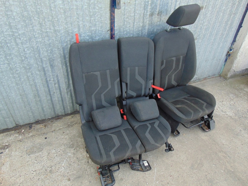 фото №4, Сидіння сидіння перед ford connect mk2 2+1 підголівники