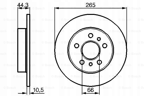 фото №3, Тормозные диски тормозные колодки задняя bosch renault safrane i