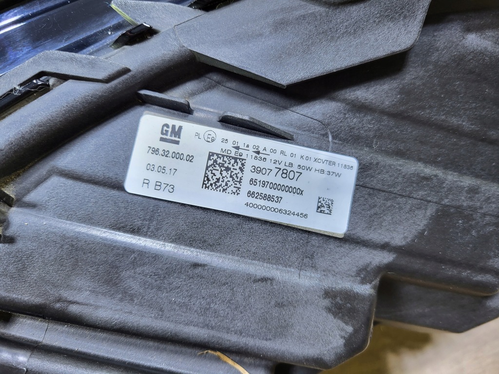 фото №6, Opel astra k v лампа передняя full led правая