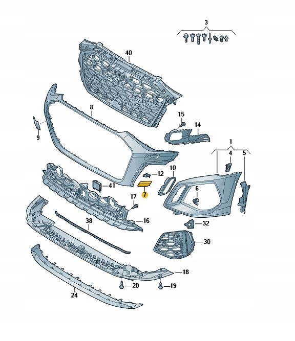 фото №1, Заглушка розпилювача фара перед ліва audi a3 rs3 8y оригінал aso