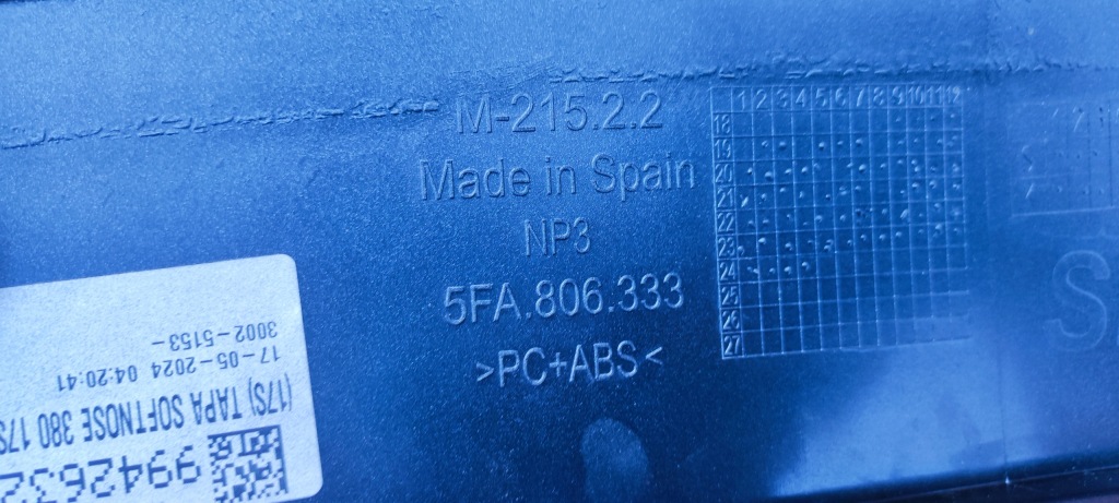 фото №9, Seat leon iv бампер перед з накладка верхній 5fa807221 5fa80633