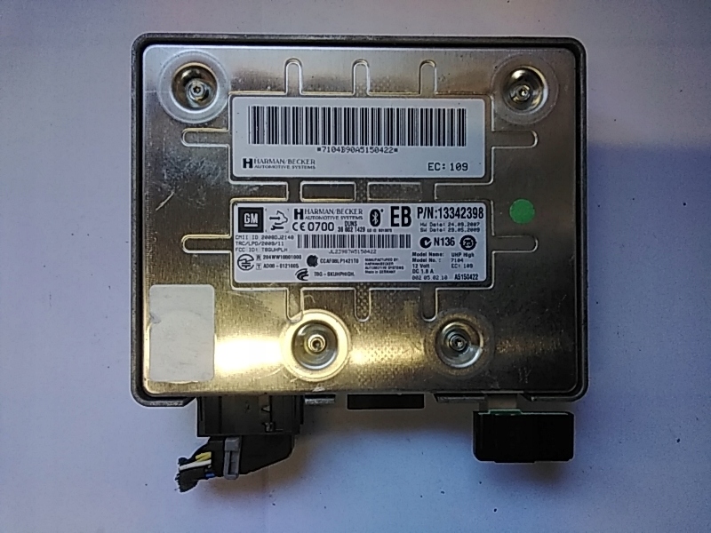 фото №1, A12 opel insignia блок керування bluetooth 13342398