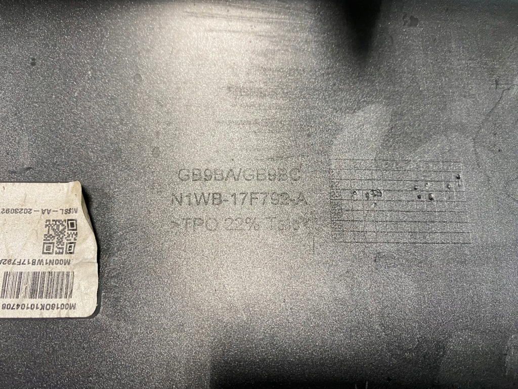 фото №14, Молдинг спойлер накладка-спойлер dół бампера ford ranger raptor 2023-