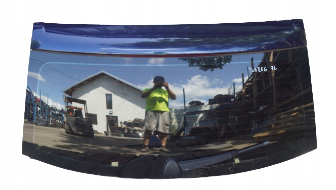 фото №1, Стекло крышки багажника задняя vw touareg 7l