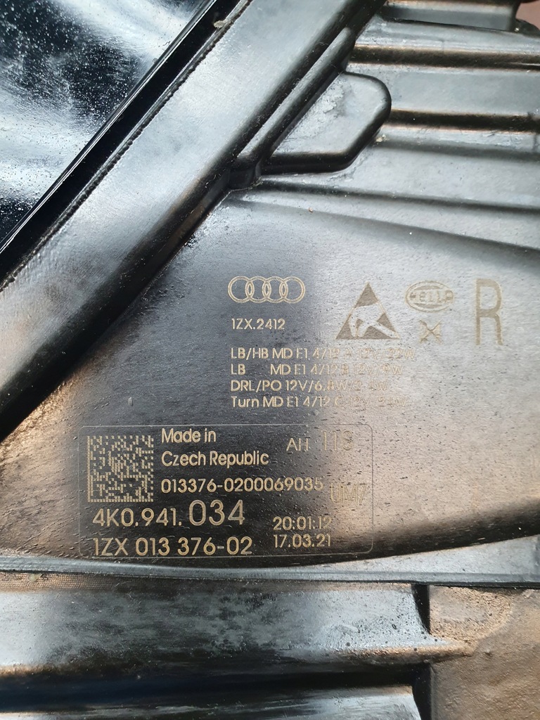 фото №13, Лампа перед права full led audi a6 c8 4k 2018-