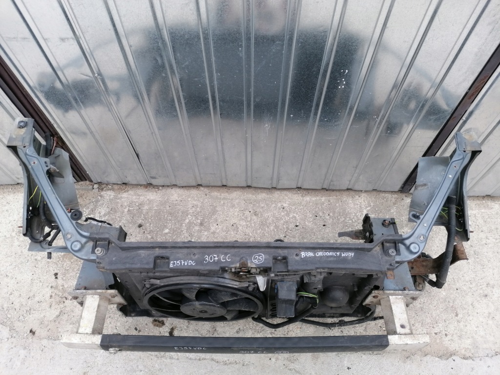 фото №5, Pas передній балка вентилятор peugeot 307 cc cabrio lift