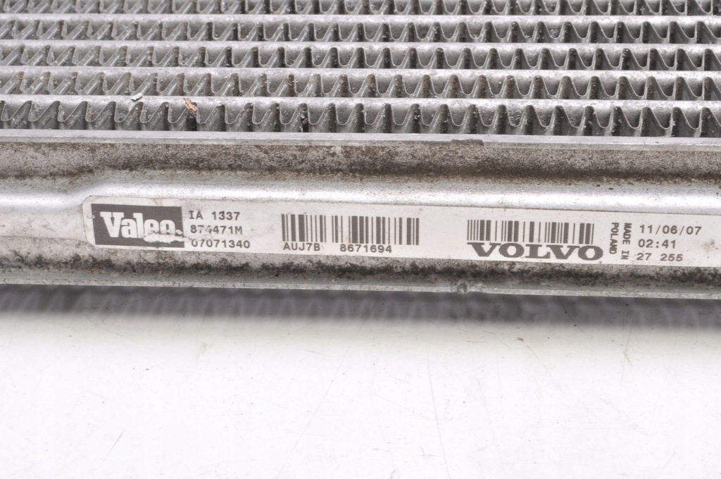 фото №8, Volvo s60 i v70 ii xc70 i 2.4 t5 радиатор воздуха интеркулер 8671694