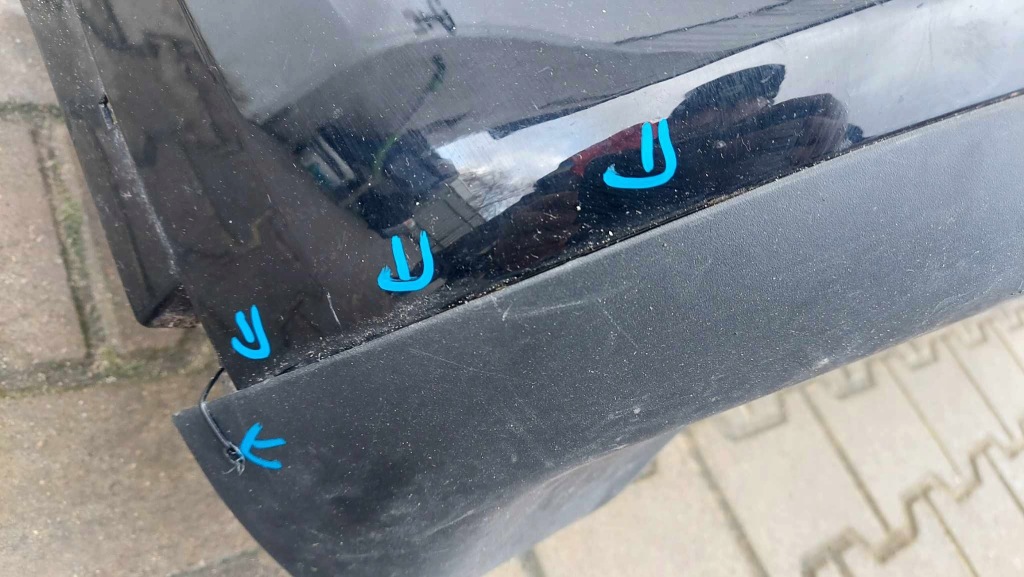 фото №10, Tesla model y бампер перед передний bez отверстий na pdc 1904