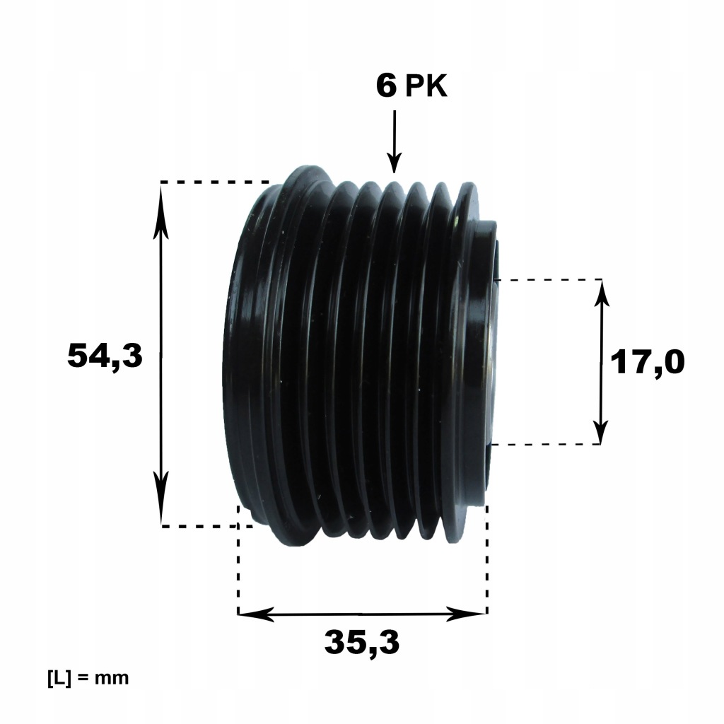 Колесо генератора peugeot boxer expert partner hdi Цена