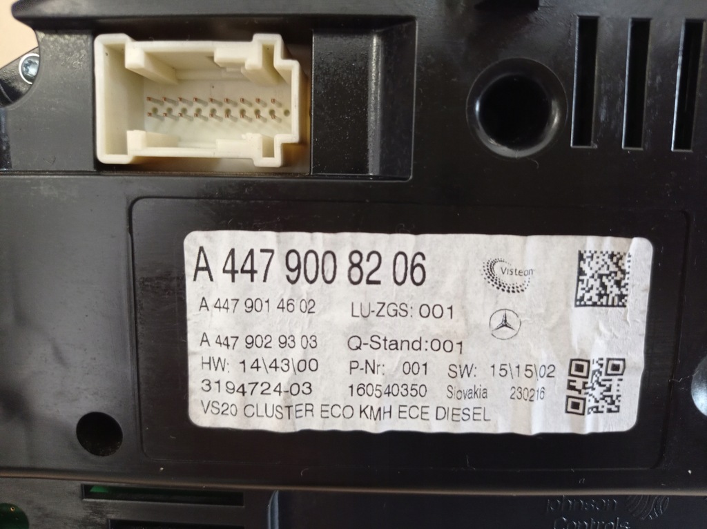 фото №6, Счетчик приборы mercedes vito 14- 447 a4479008206 4479008206 eu