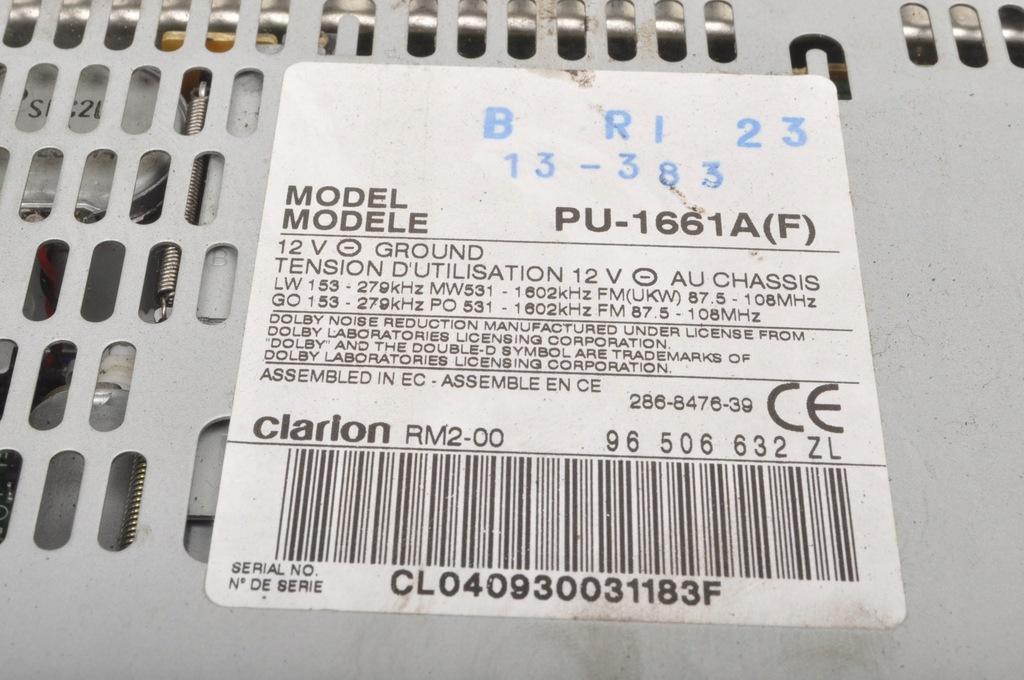 фото №6, Peugeot 607 радио 96506632zl