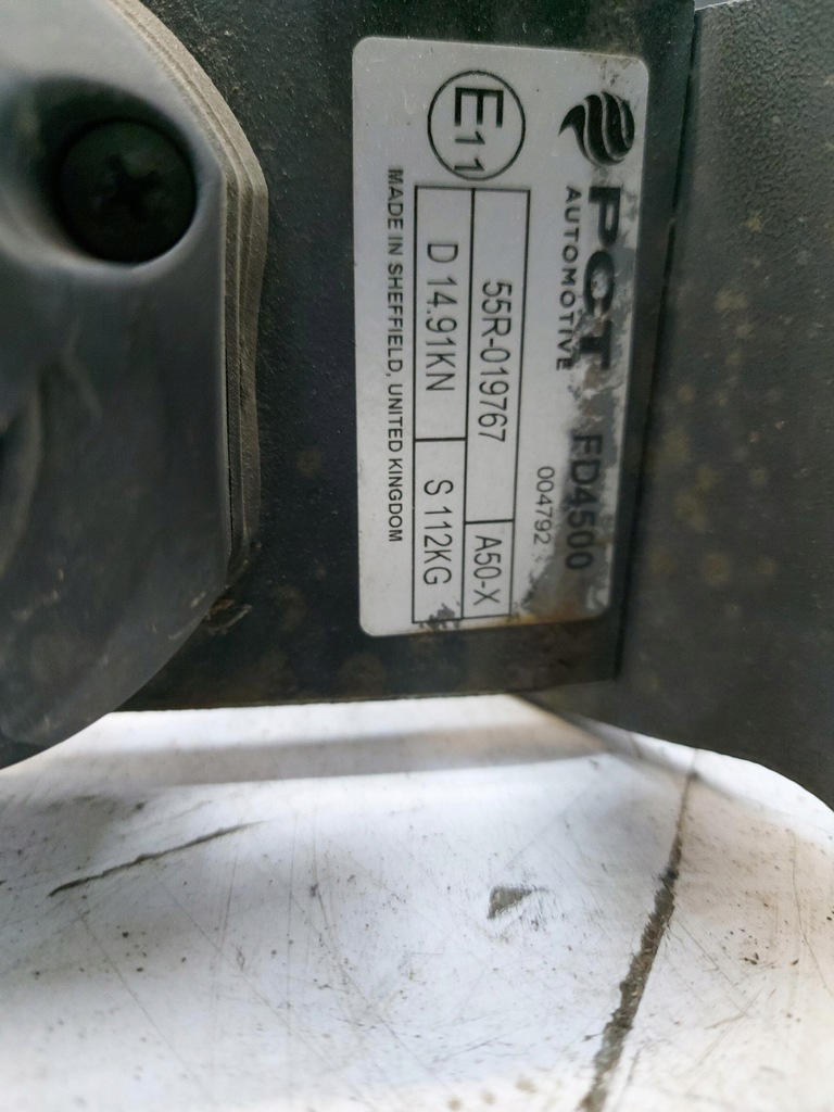 фото №8, Ford transit custom mk8 hak буксировочный 55r-019767