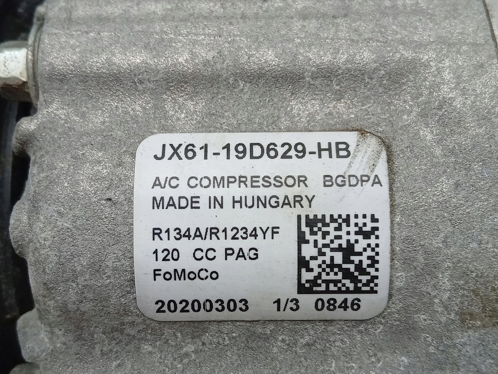 фото №6, Компресор кондиціонера ford puma mk2 1.0 гібрид