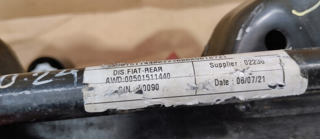 фото №8, Подрамник подрамник задняя jeep compass ii lify 2022r 4x4 2.0 d подвеска задние