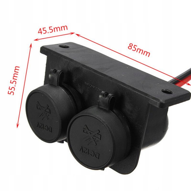 фото №8, 2x живлення з роз'єм прикурювача адаптер роз'єм