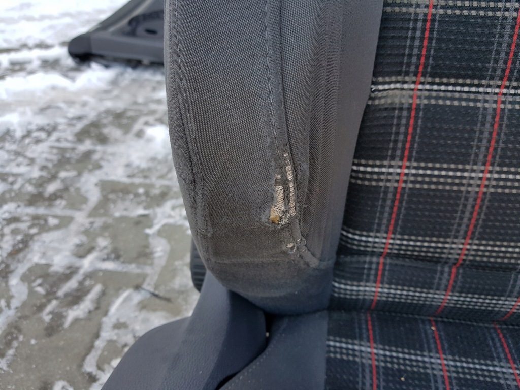 фото №8, Vw golf 5 v 04-09r gti hb сиденья заднее сиденье 5d