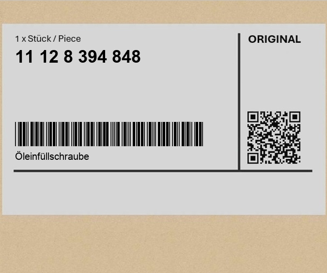 фото №1, Болт заливной масла bmw k21 r ninet k22 r ninet pure k51 k52 k53 k50 k32