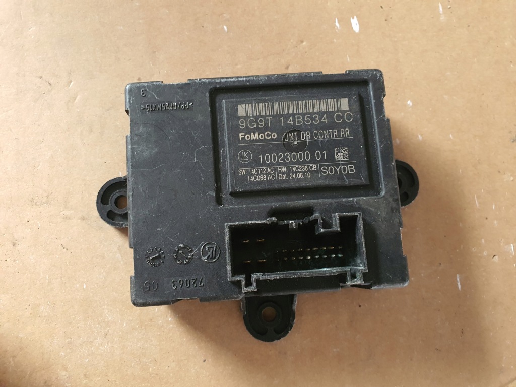 фото №1, Модуль блок керування двері 9g9t14b534 mondeo mk4 lift