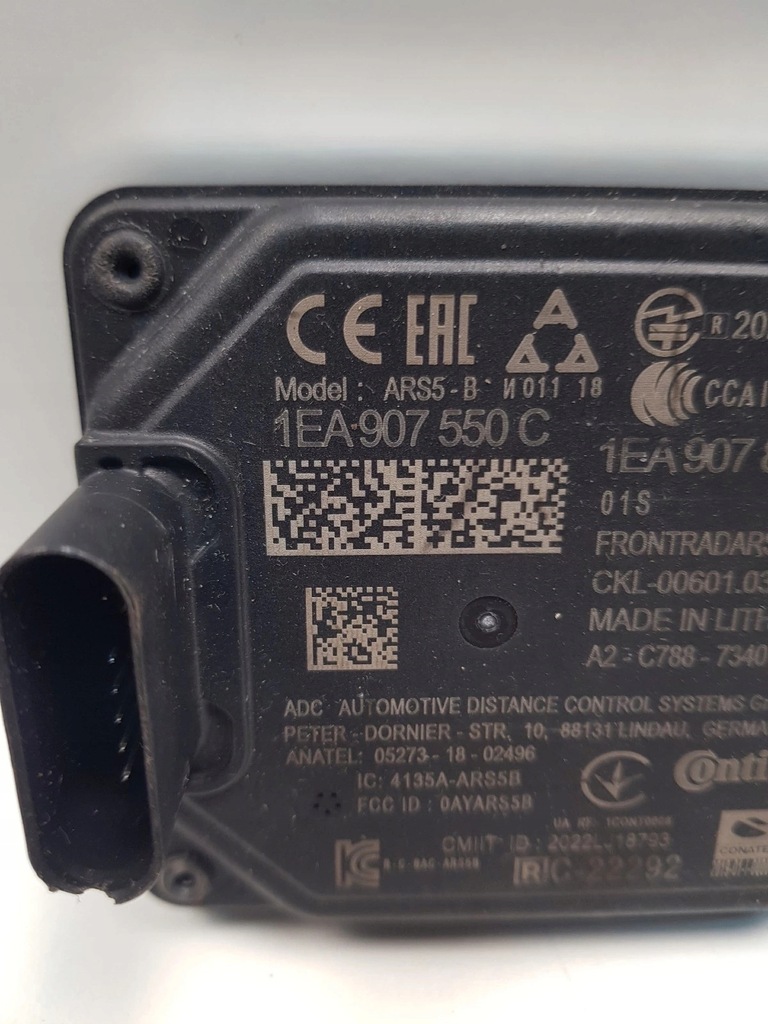 фото №4, Vw id.4 радар acc distronic датчик 1ea907550c