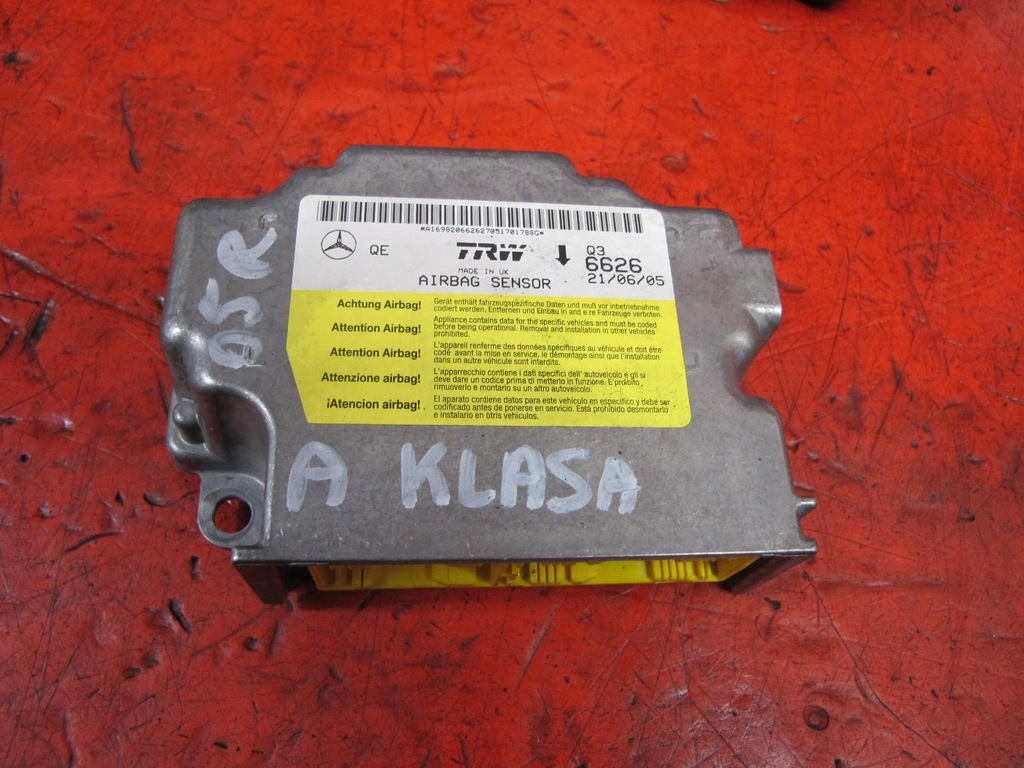 фото №6, Mercedes w169 a подушки безопасности подушка безопасности приборная панель консоль ремни