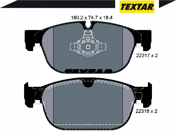 фото №10, Textar 2231701 набор тормозных колодок тормозных, тормоза