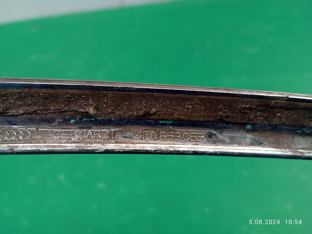 фото №10, Молдинг хром бампера ліва audi a6 c6 4f0853065