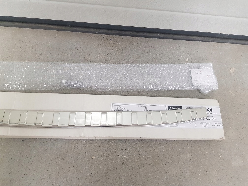 фото №3, Накладка бампер хром bmw x4 ii g02 2018-