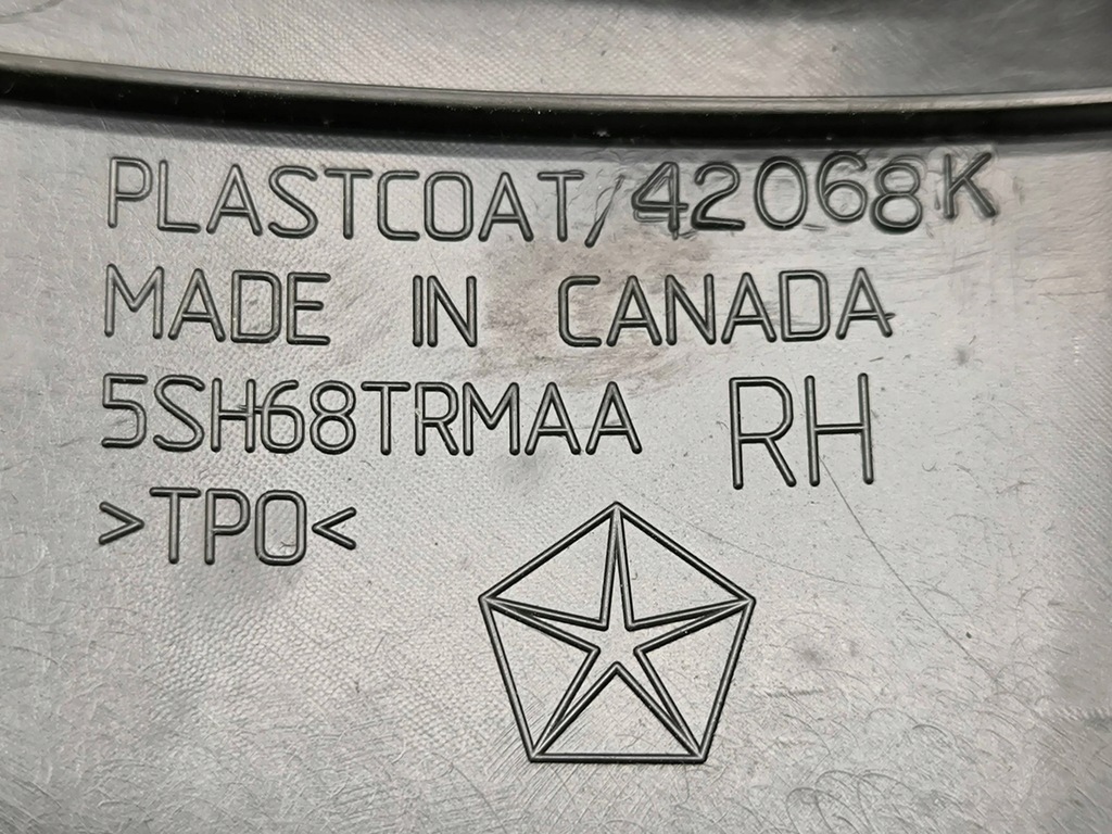 фото №6, Dodge charger 2019 правая сторона защита стойка стекло передней / a