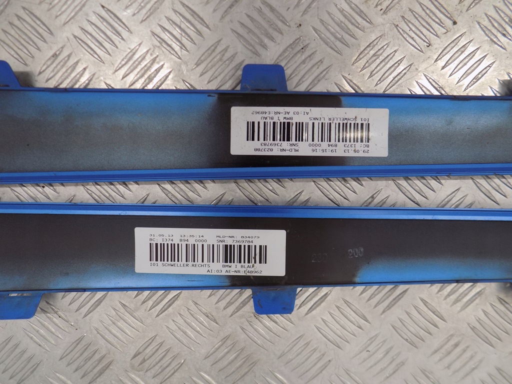 фото №8, Bmw i3 молдинг поріг накладка права ліва blau