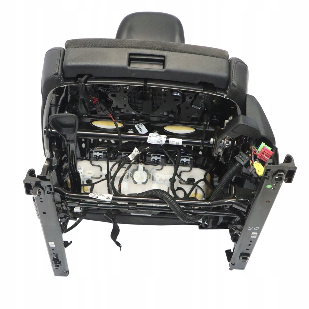 фото №13, Audi q5 mk2 fy сидіння sport передній лівий з підігрівом s-line напівшкіра чорно szary