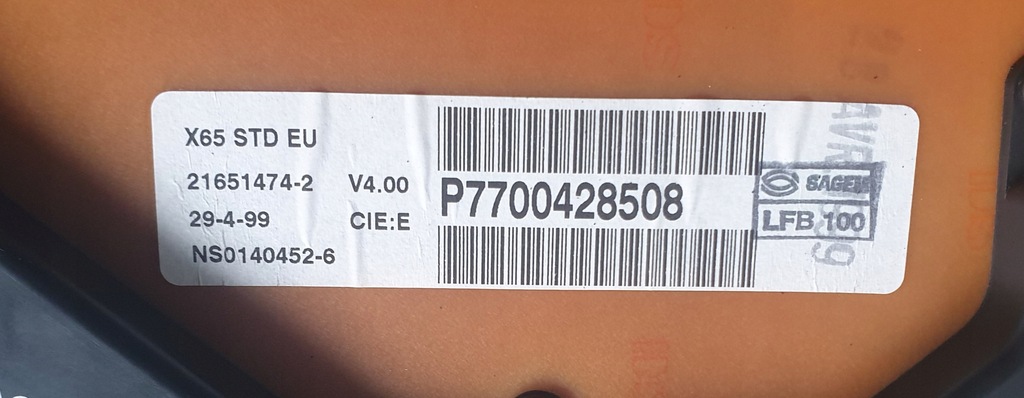 фото №3, Счетчик renault clio ii p7700428508