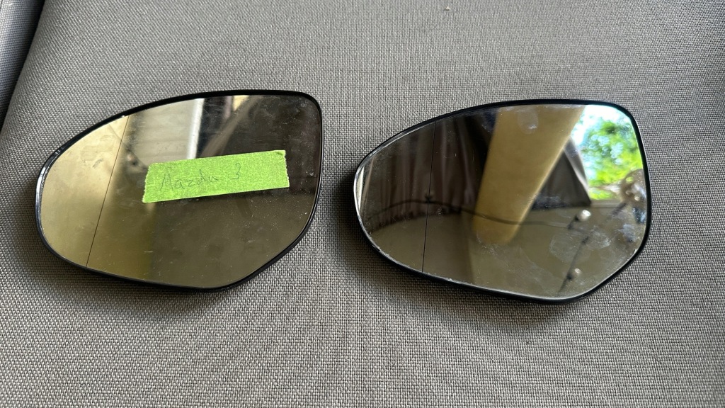 фото №1, Mazda 2 / 3 / 6 08-12r. вкладыш lewego зеркало ассистент оригинальный