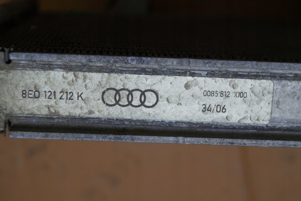 фото №10, Радиатор wody audi s4 b6 b7 8e0121212k