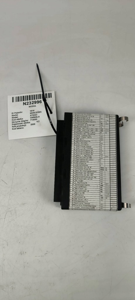 Модуль fr a2c53081759 mercedes atego 815 Зі Шроту