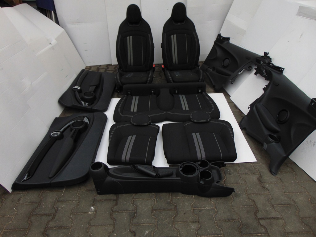 фото №1, Mini f56 jcw сидіння оббивка шкіра заднє сидіння