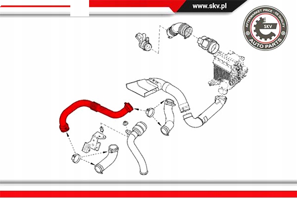 фото №4, Esen skv шланг интеркулер renault megane ii scenic ii 1