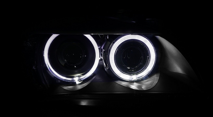 Bmw x1 e84 кільця led ліхтарі  фари передні led чорний  depo кільця Доставка