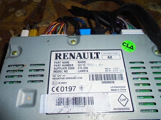 фото №2, Renault megane iv радіо навігація 281159506r