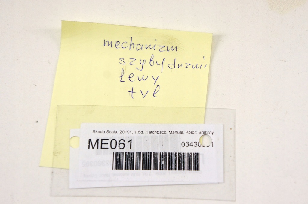 фото №5, Me061 skoda scala механізм скло лівий задня hb