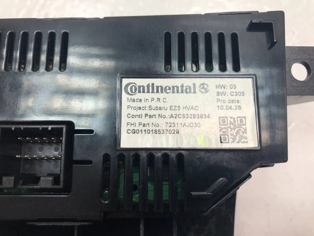 фото №9, Subaru outback iv legacy v 2009-2014 панель кондиционера управление вентиляция