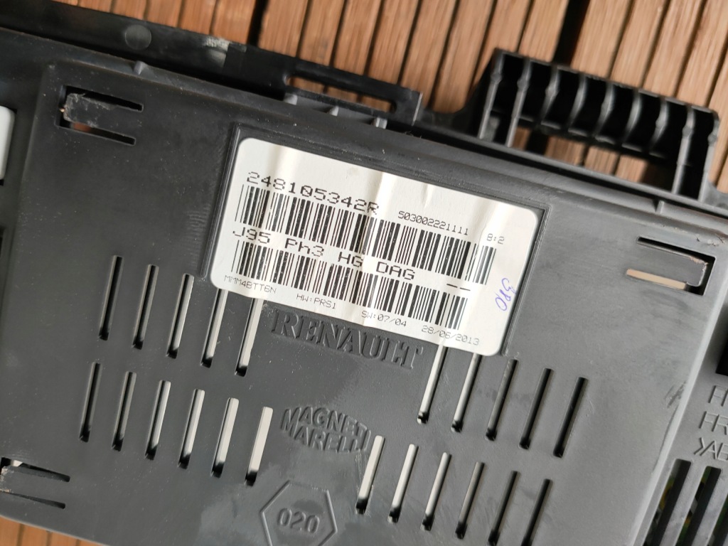 фото №7, Renault scenic iii 09-16 лічильник прилади дисплей комплект 248105342r оригінальний номер