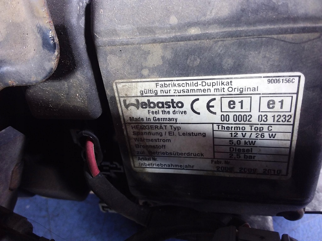 фото №4, Mazda 6 gh 2.2 citd webasto обігрівач стояночний