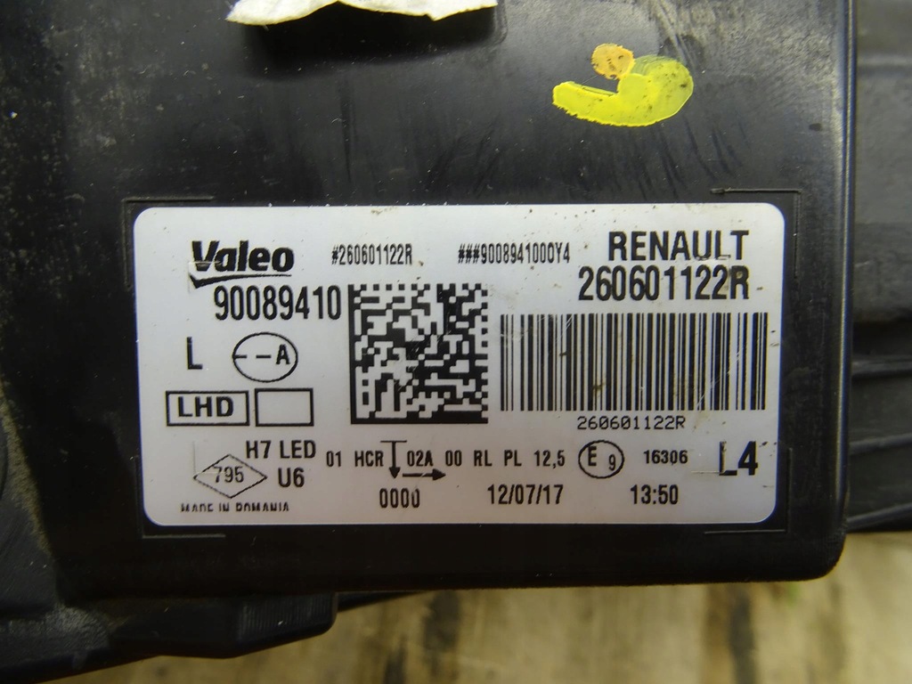 фото №13, Renault megane iv лампа лівий перед eu 260601122r