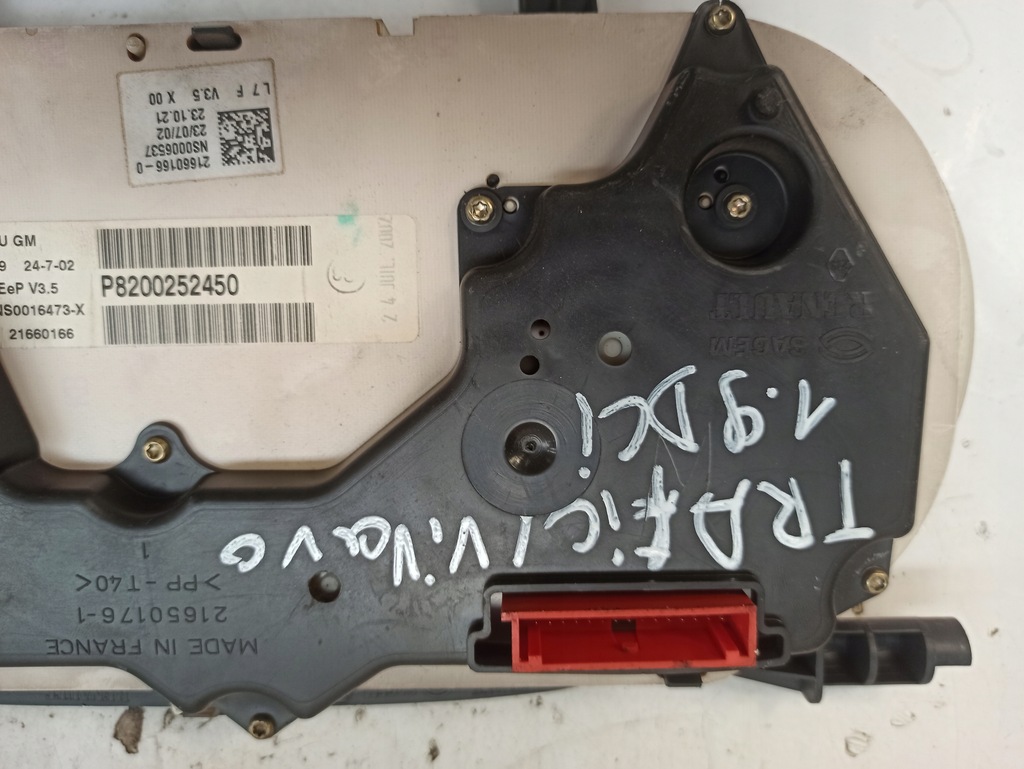 фото №7, Opel vivaro i 1.9 dci лічильник прилади p8200252450a 21671764-0 21671572-9