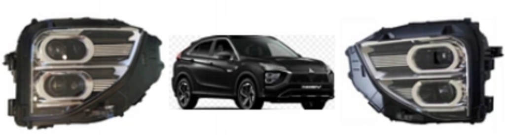 фото №1, Фара правий + лівий mitsubishi eclipse cross лампи full led комплект 21 -