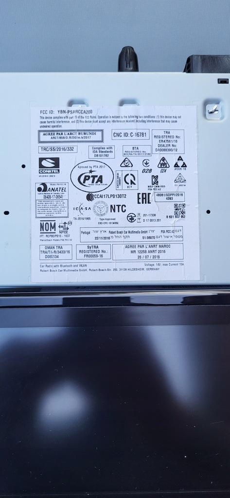 фото №5, Citroen c3 aircross навигация панель сенсорный радио