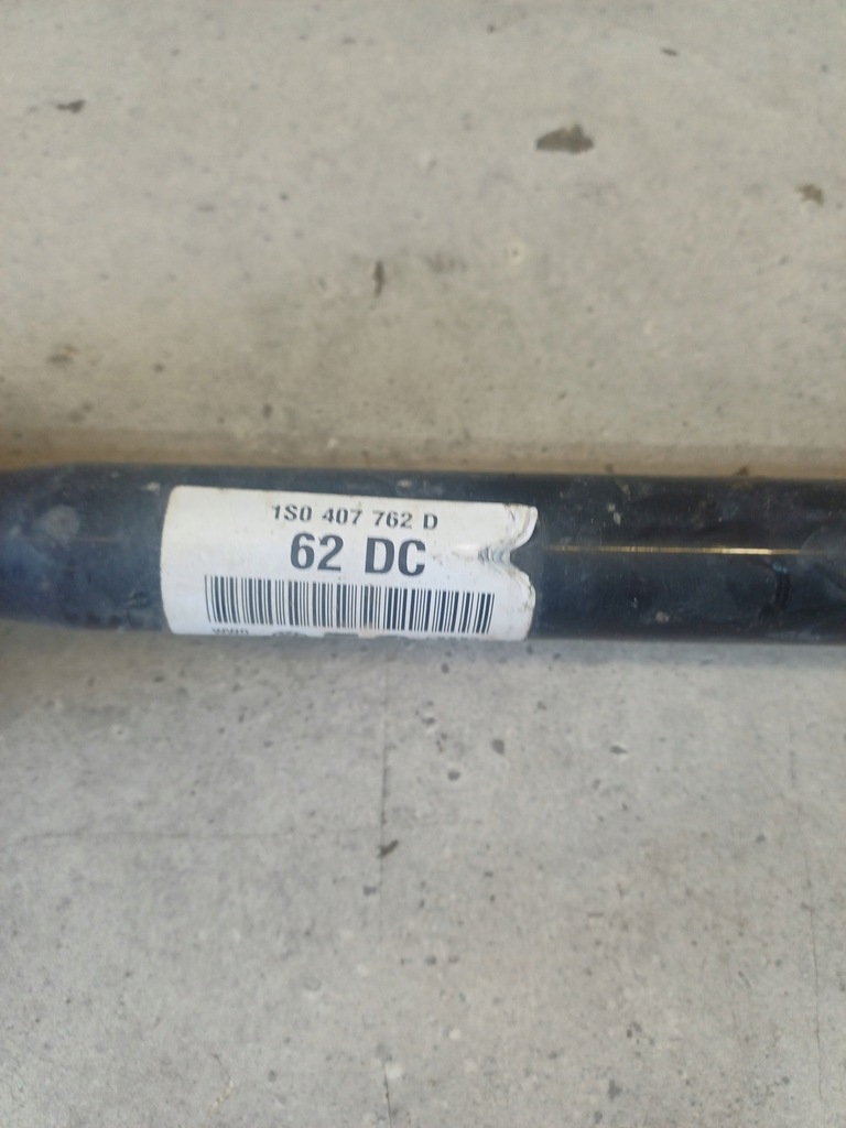 фото №6, Приводной вал правая перед seat mii ,vw up, skoda citigo 1.0 mpi 1s0407762d